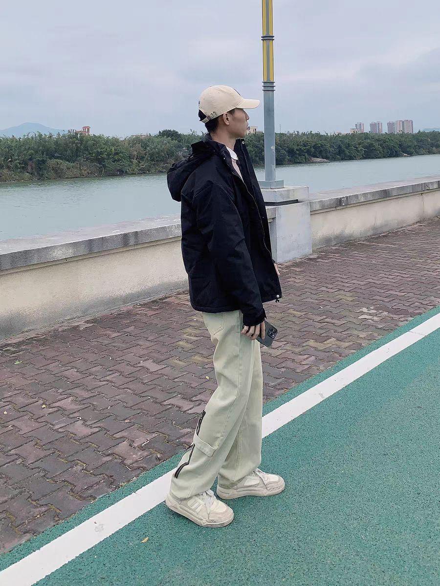 🔥 我的新宠! OCW 加绒直筒牛仔裤👖,真的太赞了!
